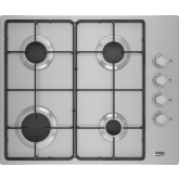 Beko CIHYG21SX 61Cm Gas Hob - Stainless Steel