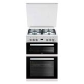 Beko EDG6L33W 60cm Double Oven Gas Cooker 