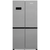 Blomberg KQD114VPX 90.8cm Dual Cooling American Style Fridge Freezer - Brushed Steel