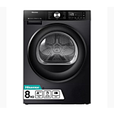 Hisense DH3S802BB3 8kg Heat Pump WiFi Tumble Dryer