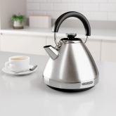 Morphy Richards 100130 1.5 Litres Venture Pyramid Rapid Boil Kettle - Brushed Stainless Steel