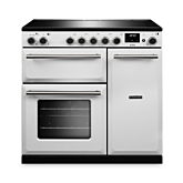 Rangemaster AURA90EIP 90cm White Induction Cooker