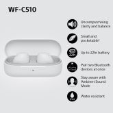 Sony WFC510W.CE7 WFC510B.CE7 Wireless In ear headphones - Black