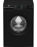 Beko BMN3WT3841B 8kg 1400 Spin RecycledTub Washing Machine - Black