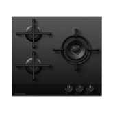 60cm Black Glass Gas Hob by Fisher & Paykel CG603DNGGB4