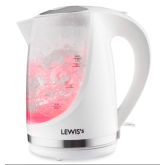 Lewis's 4319245 2.2Litre Illuminated Kettle White