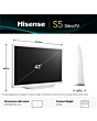 Hisense 43S5QTUK 43-inch Hi-QLED Ultra HD TV White