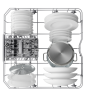 Hotpoint H2FHL626UK Full Size Dishwasher