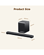TCL S60K-UK 3.1ch Dolby Atmos Soundbar with Subwoofer