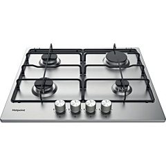 Hotpoint PPH60PFIXUK 59cm Stainless Steel Gas Hob