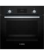 Bosch HHF113BA0B 59.4cm Built In Electric Single Oven With 3D Hot Air - Black