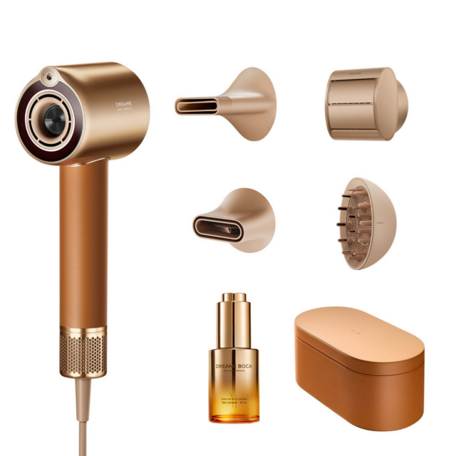 Dreame AHX30 Gold Hair Dryer with 130,000RPM Motor