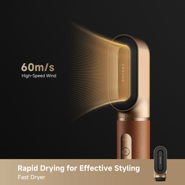 Dreame AMF18A Hair Dryer 7-in-1 Black Rose Gold