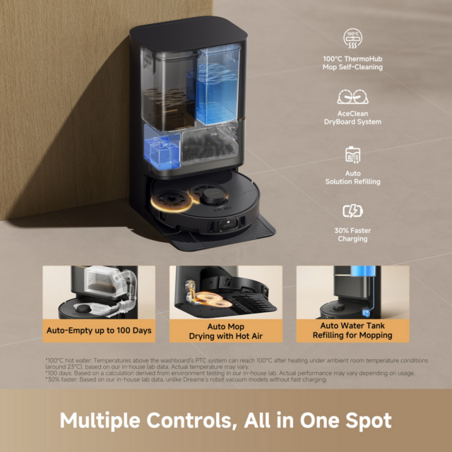 Dreame RLL88HE_BLK Ultra Smart Vacuum and Mop