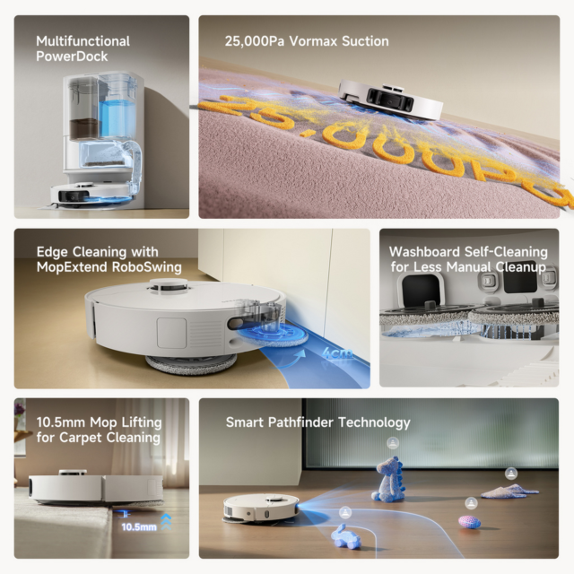 Dreame RTD31TE_WH D30 Ultra smart vacuum mop white