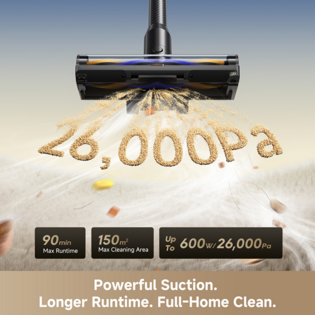 Dreame VRV73H R20 Pro Cordless Vacuum 26000Pa Black