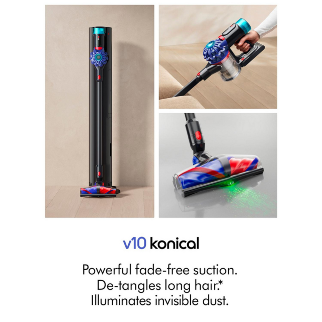 Dyson V10KONICALNEW Dyson V10 Konical™ vacuum cleaner + Auto-empty Dok™ - | Dyson | Brands | Members Site