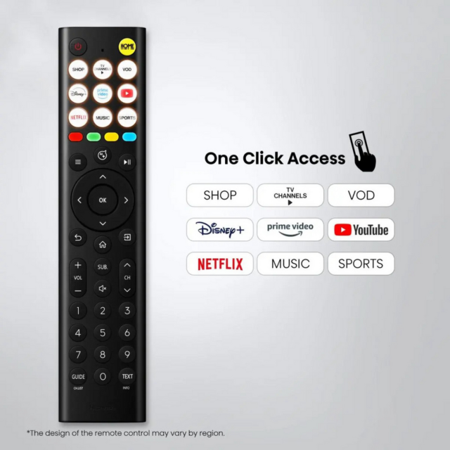 Hisense 32A4STUK 32inch Full HD Smart LED TV Black