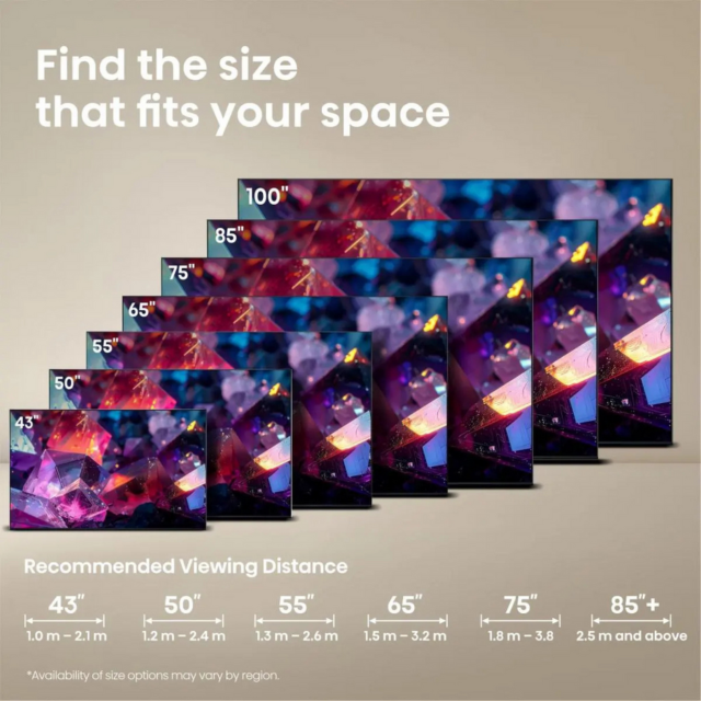 Hisense 43E7STUK 4K Ultra HD 144Hz Hi-QLED TV Black