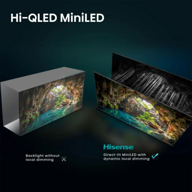 Hisense 50U7STUK 50-inch MiniLED 4K 144Hz Smart TV