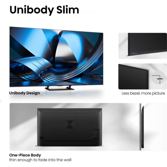 Hisense 50U7STUK 50-inch MiniLED 4K 144Hz Smart TV