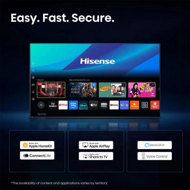 Hisense 50U7STUK 50-inch MiniLED 4K 144Hz Smart TV