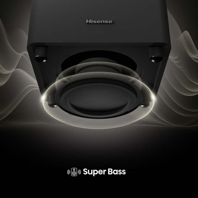 Hisense HT Saturn Wireless 4.1.2ch Soundbar Black