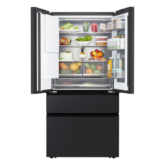 LG GMGW50DEEV 600L French Door Fridge Freezer Black