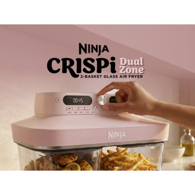 Ninja DD102UKPK1 8-in-1 Dual Zone Glass Air Fryer