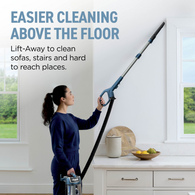 Shark LU250UKT Pet Vacuum with HEPA and Lift-Away Tech