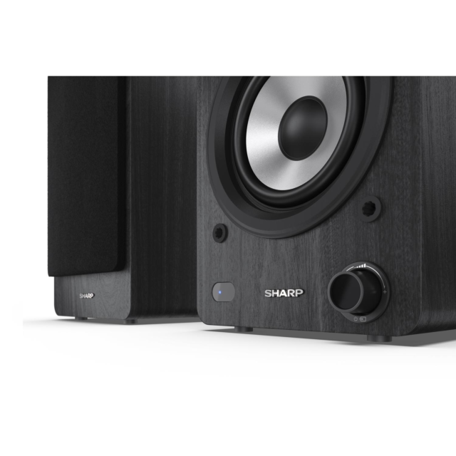Sharp CP-SS30 BK Wireless Bookshelf Speakers