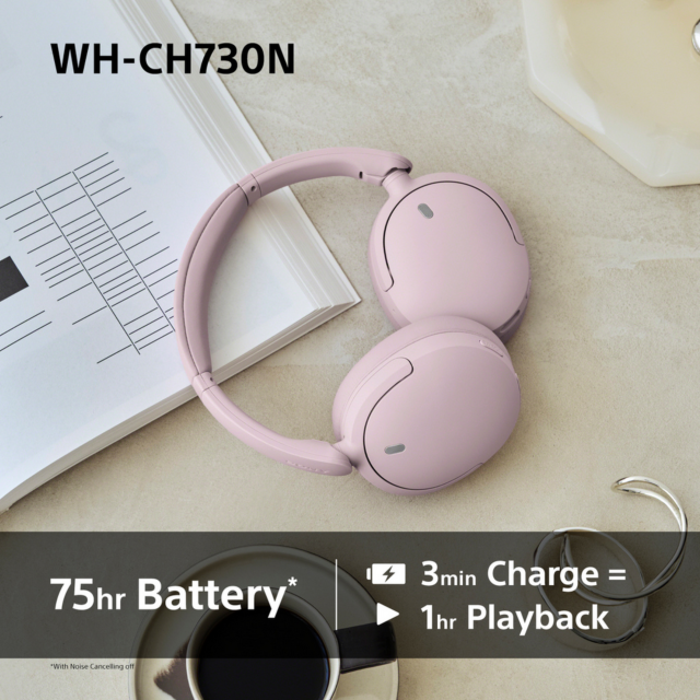 Sony WHCH730NL.CE7 Wireless Noise Cancelling Headphones Blue