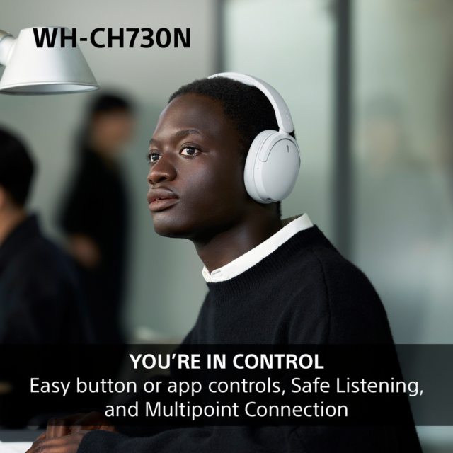 Sony WHCH730NL.CE7 Wireless Noise Cancelling Headphones Blue