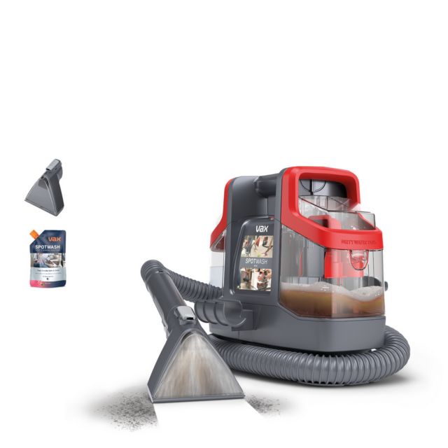 VAX CDSW-MCXS SpotWash Mini Grey Red Compact Cleaner