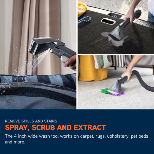 VAX CDSW-MCXS SpotWash Mini Grey Red Compact Cleaner