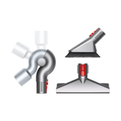 Dyson Furniture Cleaning Kit - Mini Dusting Brush, Fabric Tool & Up-Top Adapter